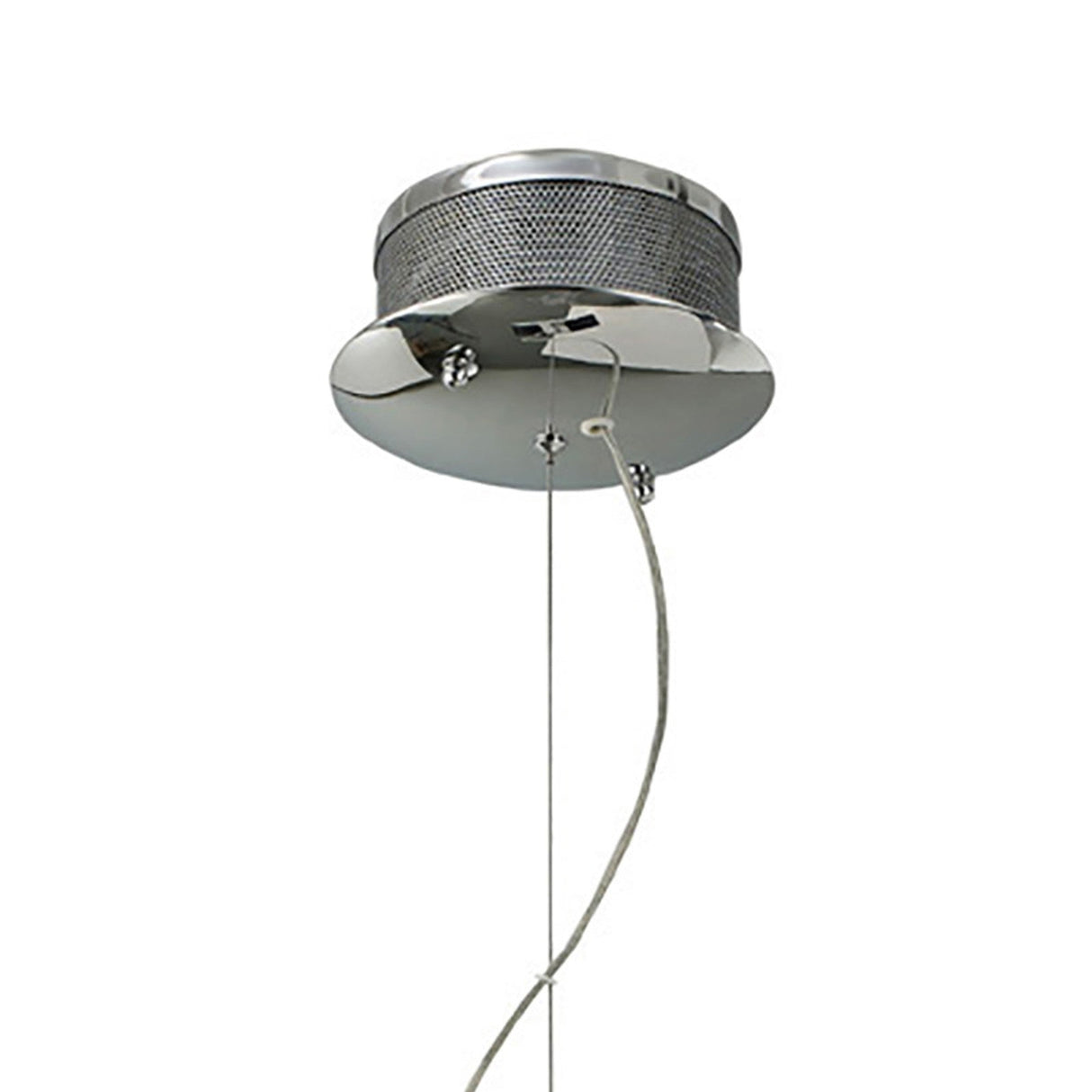 Geo 7 Light Crystal Pendant Light – Polished Chrome