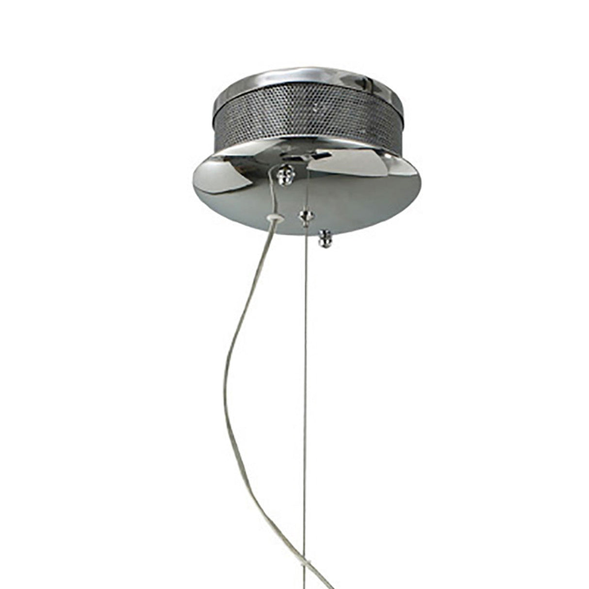 Geo 7 Light Crystal Pendant Light – Polished Chrome