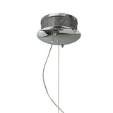 Geo 7 Light Crystal Pendant Light – Polished Chrome