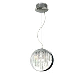 Geo 7 Light Crystal Pendant Light – Polished Chrome