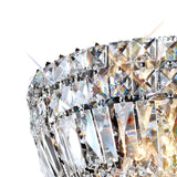 Georgina 3 Light Crystal Flush Ceiling Light - Polished Chrome