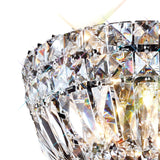 Georgina 4 Light Crystal Flush Ceiling Light - Polished Chrome