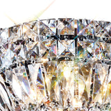 Georgina 4 Light Crystal Flush Ceiling Light - Polished Chrome