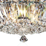 Georgina 5 Light Crystal Flush Ceiling Light - Polished Chrome