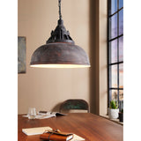 Gernine Pendant Light - Antique Brown & Beige