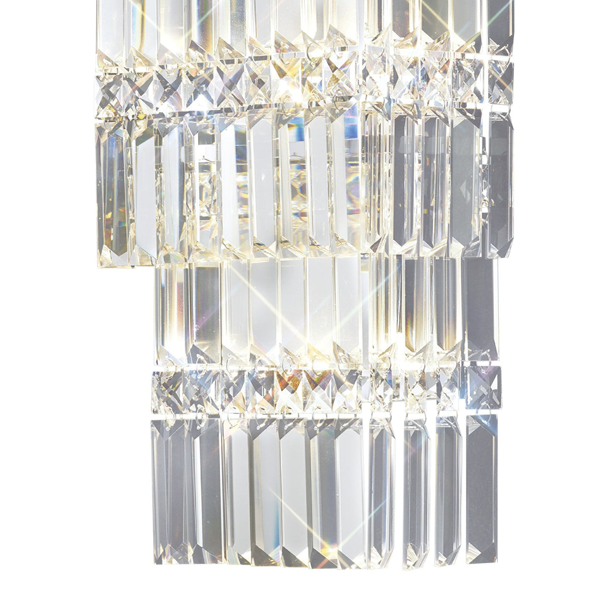 Gianni 4 Light Crystal Wall Light - Polished Chrome