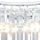 Gianni 2 Light Crystal Wall Light - Polished Chrome