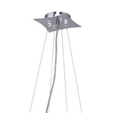 Gianni 9 Light Crystal Suspension Light - Polished Chrome