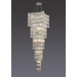 Gianni 5 Tier 15 Light Crystal Chandelier - Polished Chrome