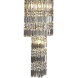 Gianni 5 Tier 15 Light Crystal Chandelier - Polished Chrome