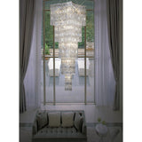 Gianni 5 Tier 15 Light Crystal Chandelier - Polished Chrome