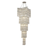 Gianni 5 Tier 15 Light Crystal Chandelier - Polished Chrome