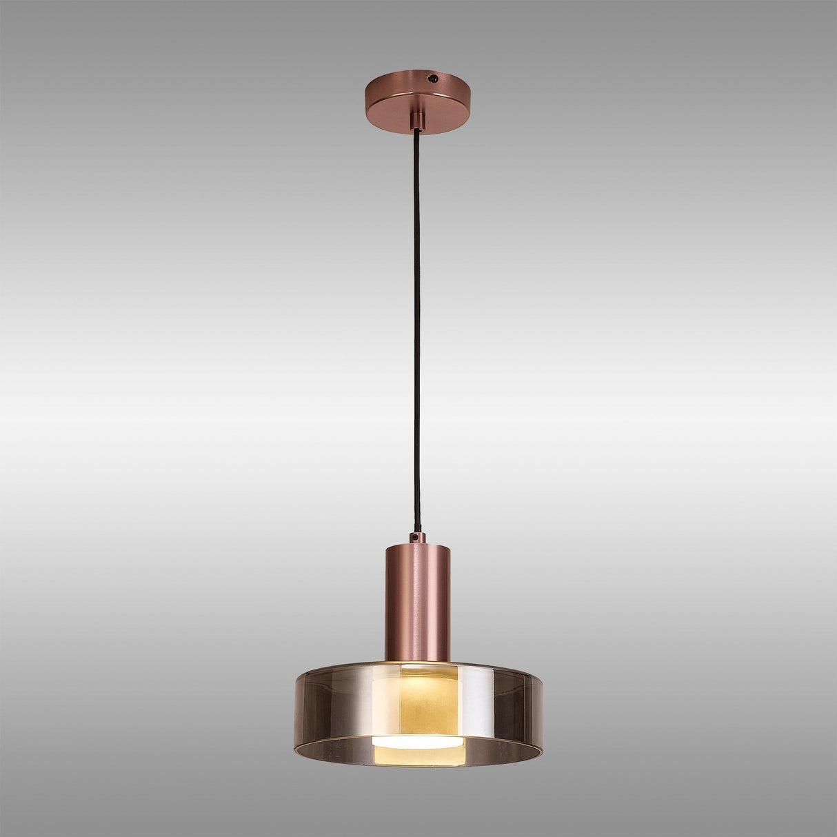 Gin 22cm 1 Light Pendant Light - Rose Gold