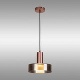 Gin 22cm 1 Light Pendant Light - Rose Gold
