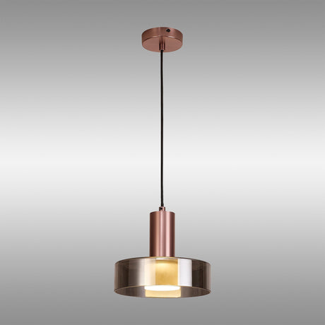 Gin 22cm 1 Light Pendant Light - Rose Gold