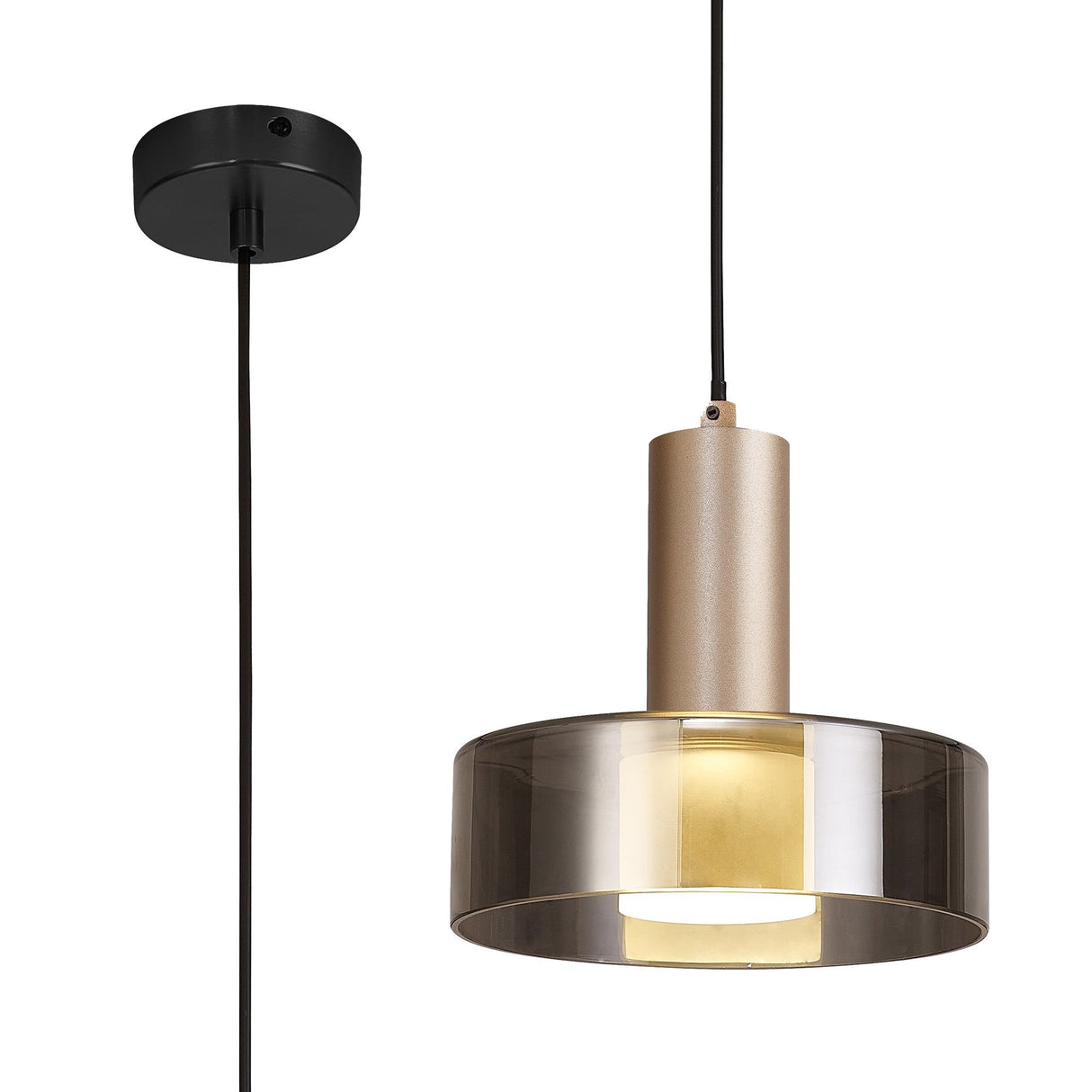 Gin 22cm 1 Light Pendant Light - Gold
