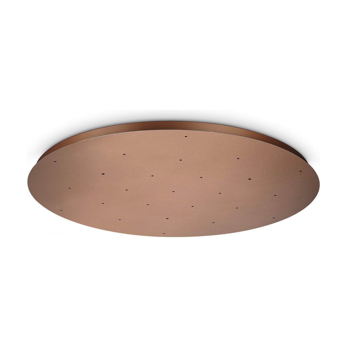Glacia 25 Light Large Round Ceiling Rose - Copper, 1050mm