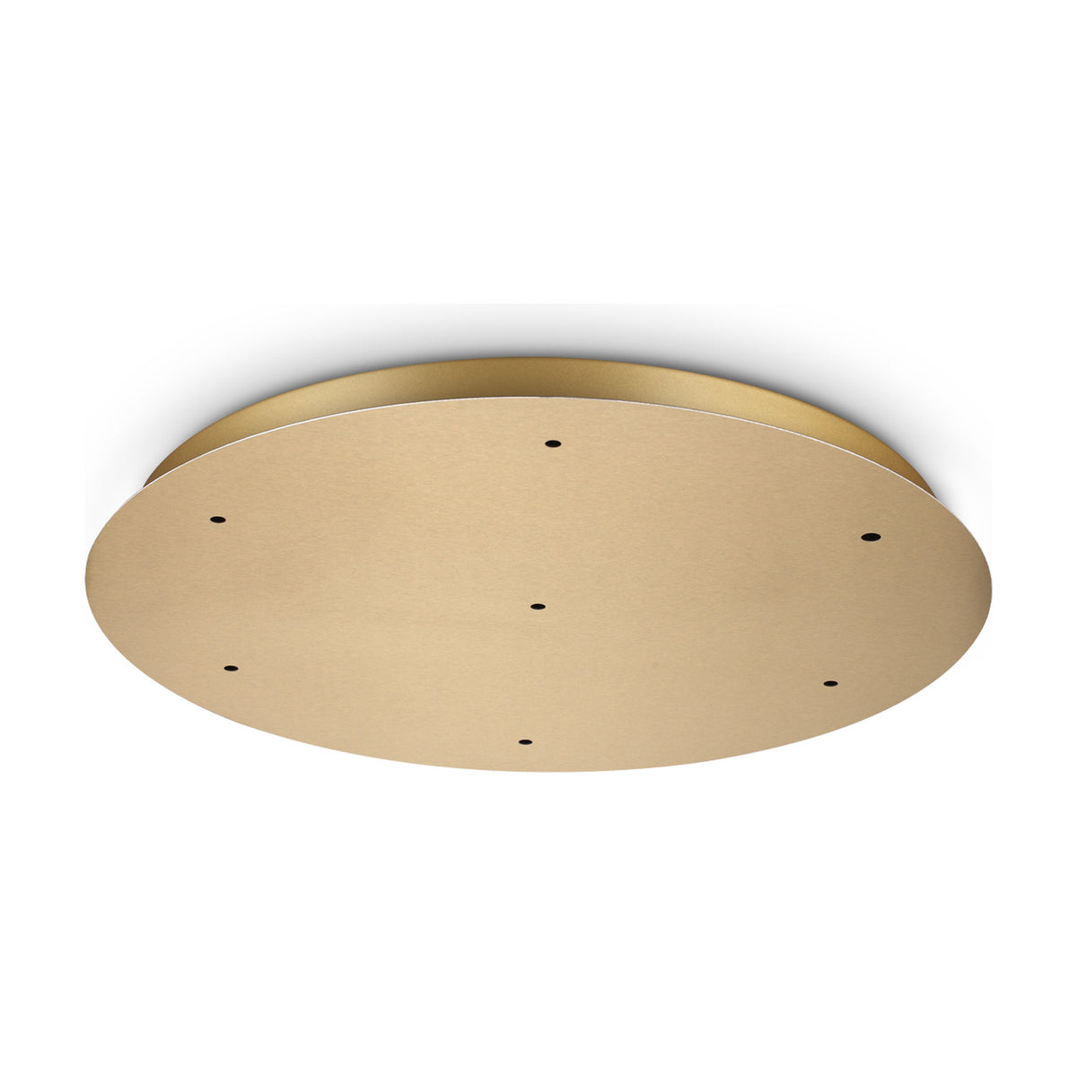 Glacia 7 Light Round Ceiling Rose - Brass, 500mm