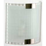 Caprice 1 Light Wall Light - Opal White