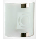 Caprice 1 Light Wall Light - Opal White