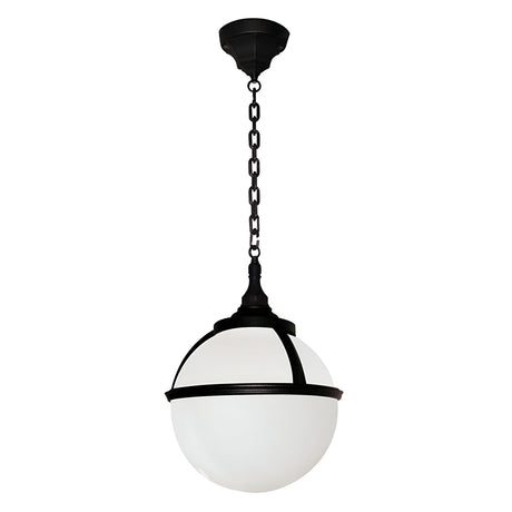 Glenbeigh 1 Light Chain Lantern - Black