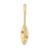 Glin Brass Hat and Coat Hook - 2.2 x 10.5cm