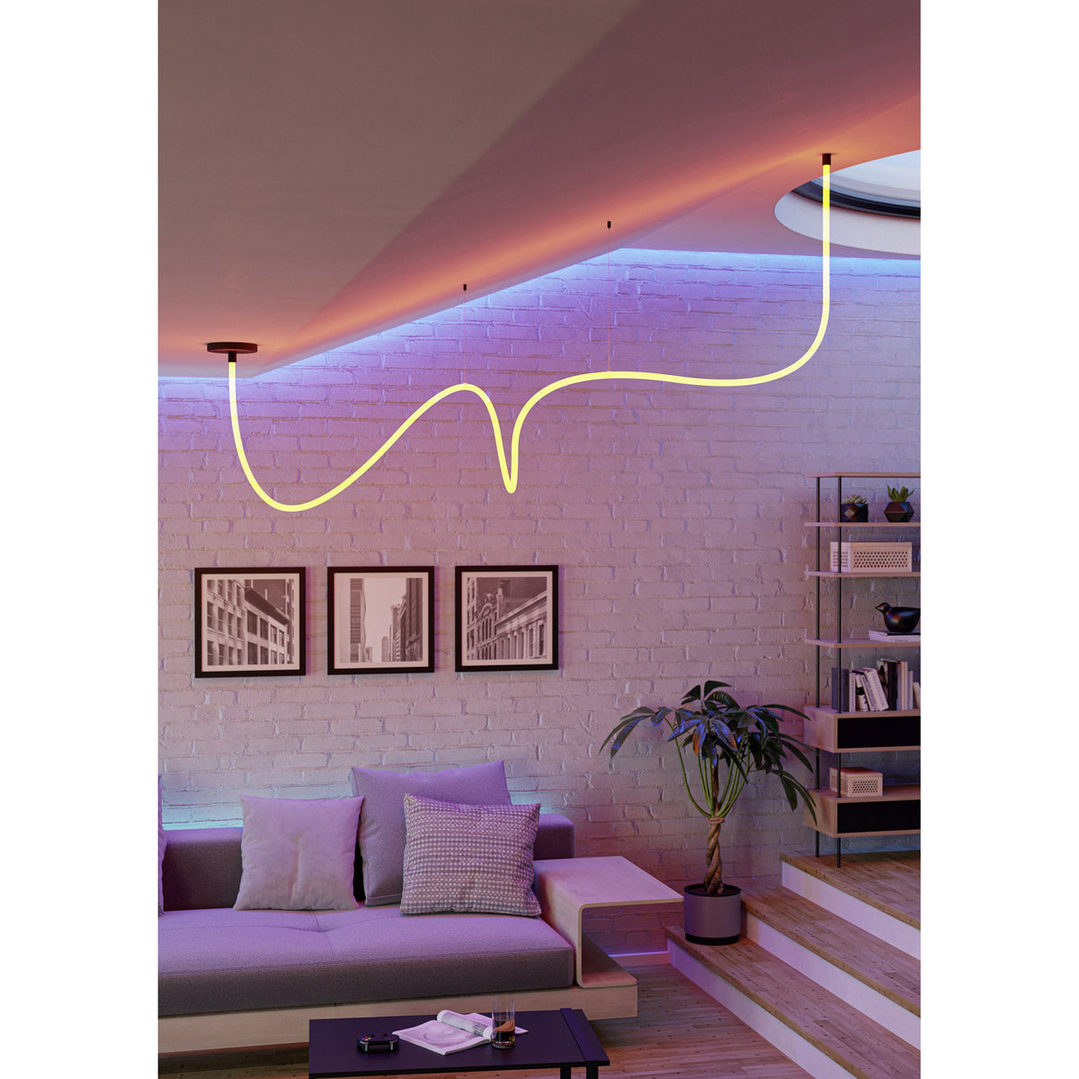 Glow Nw LED Strip Light 3m - Textured Black