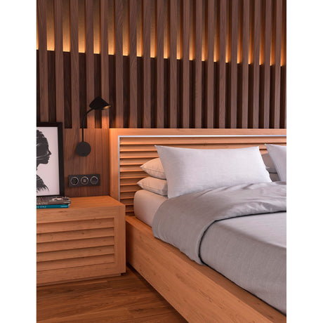 Goa LED Wall Light With Switch 7W 3000K - Black