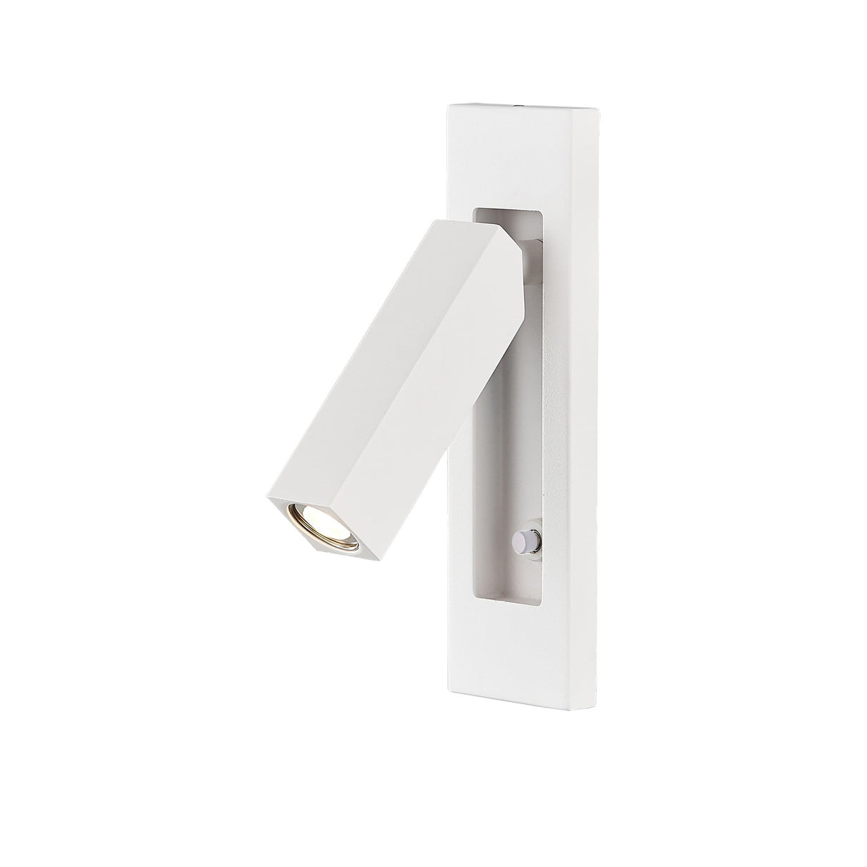Gokova LED Single Spotlight With Switch - Sand White