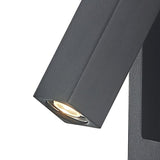 Gokova LED Single Spotlight With Switch - Sand Black