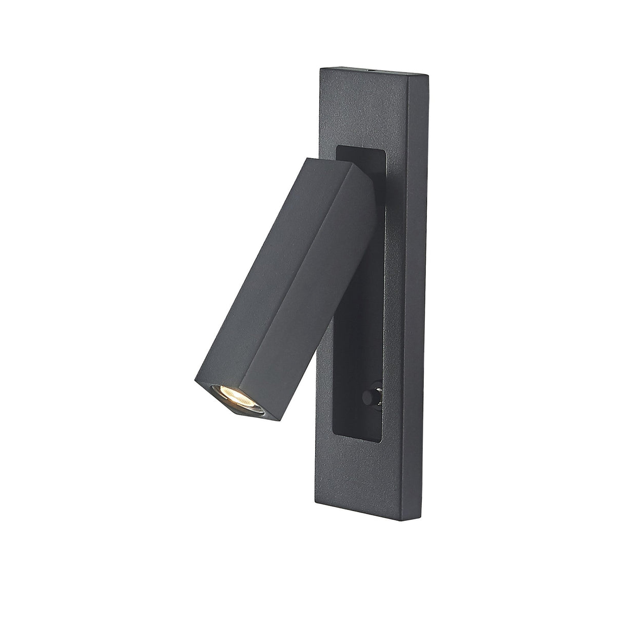 Gokova LED Single Spotlight With Switch - Sand Black