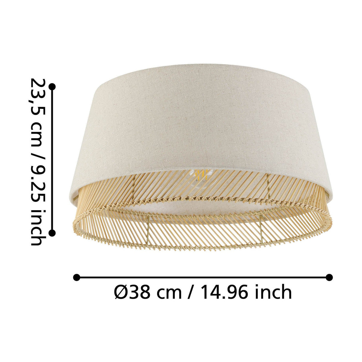 Golanne Ceiling Light - Black