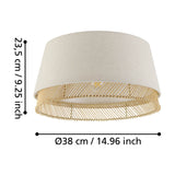 Golanne Ceiling Light - Black