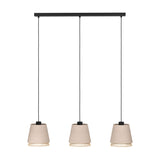 Golanne Wooden Linear Pendant Light - Black