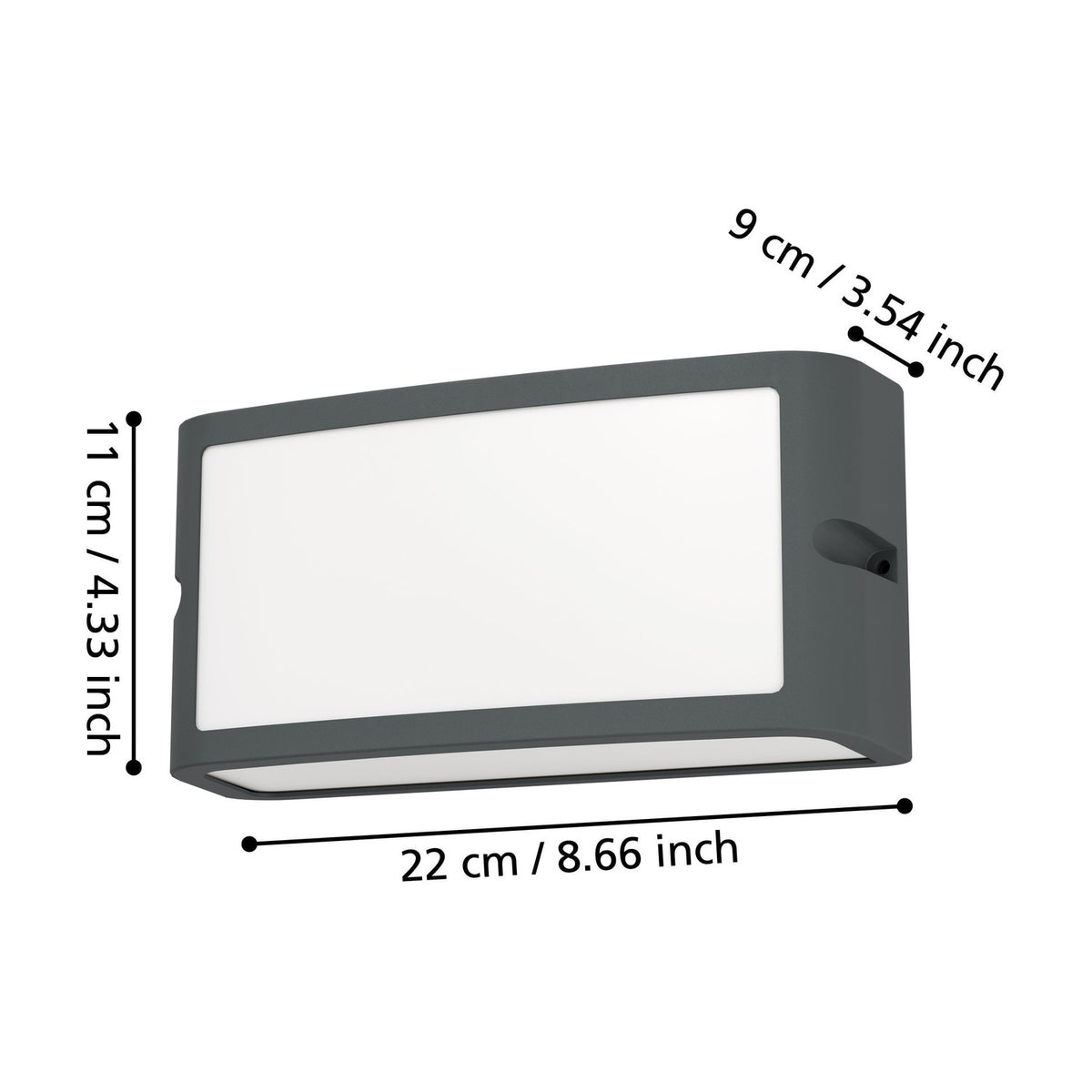 Golbelle LED Outdoor Wall Light - Anthracite