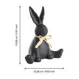 Gopeng Rabbit Ornament 15cm - Black