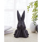 Gopeng Rabbit Ornament 19.7cm - Black