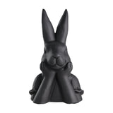 Gopeng Rabbit Ornament 19.7cm - Black