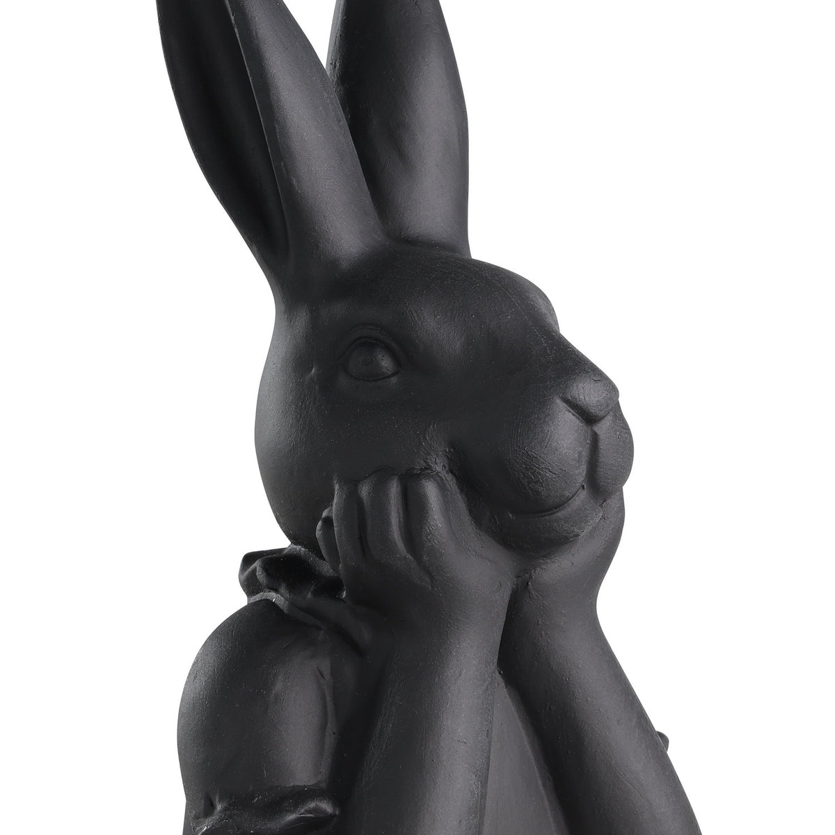 Gopeng Rabbit Ornament 19.7cm - Black