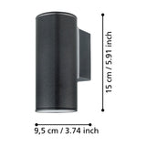 Gorbora LED Outdoor Wall Light - Anthracite