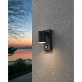 Gorbora Outdoor Wall Light with Motion Sensor - Black