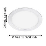 Gosmelle LED Downlight 16.6cm - Chrome
