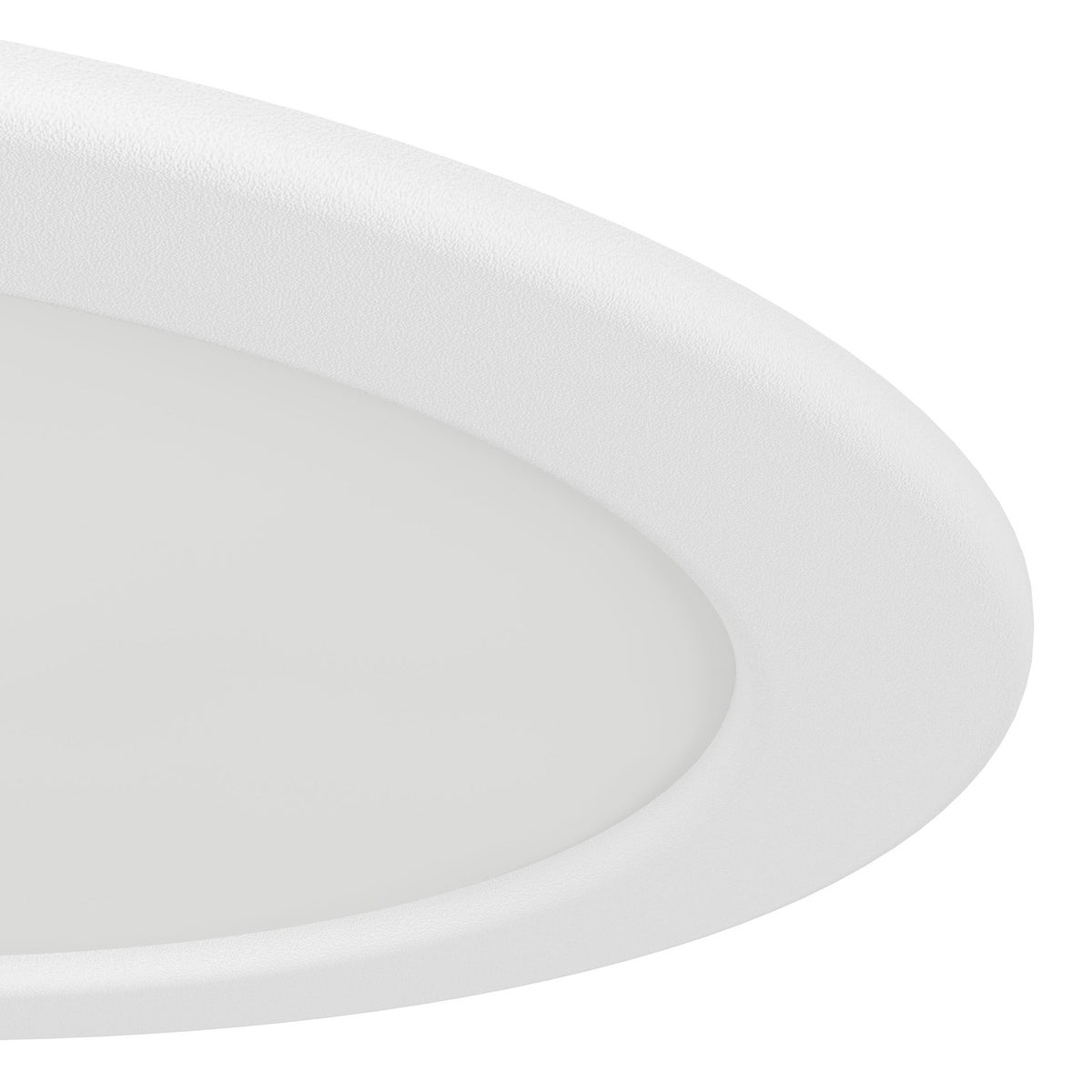 Close-up of the Gosmelle LED Downlight 16.8cm in white, showing the round plastic trim and opal diffuser against a plain white background.