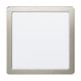 Gosmelle LED Downlight 21.6 x 21.6cm Warm White - Satin Nickel
