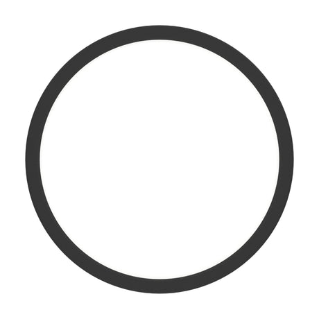 Gosmelle LED Downlight, 27.8cm round black plastic ring frame with white centre, shown on a plain white background.