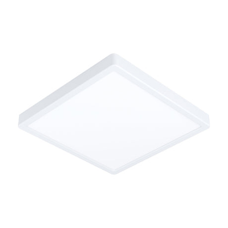 Gosmelle LED Downlight, a slim square ceiling panel in white with a steel frame and plastic diffuser, shown at an angle on a plain white background.