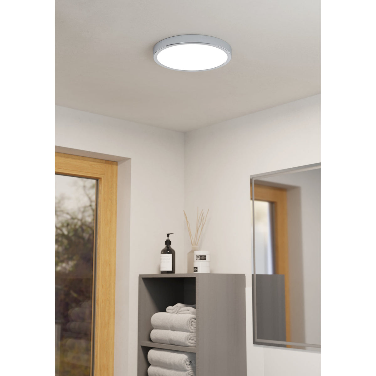 Gosmelle LED Downlight 28.5cm Cool White - Chrome