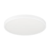 Gosmelle smart LED downlight, a slim round white plastic ceiling fixture with a flush disc design, shown at an angle on a plain white background.