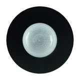 Granvena PIR Sensor 360° in black, a round plastic motion sensor with a white domed lens at its centre, shown on a plain white background.