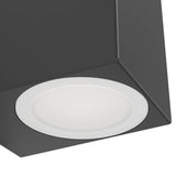 Granvenne 2 Light Outdoor Wall Light - Black